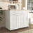 K&K Kitchen Island With Drop Leaf-403088986