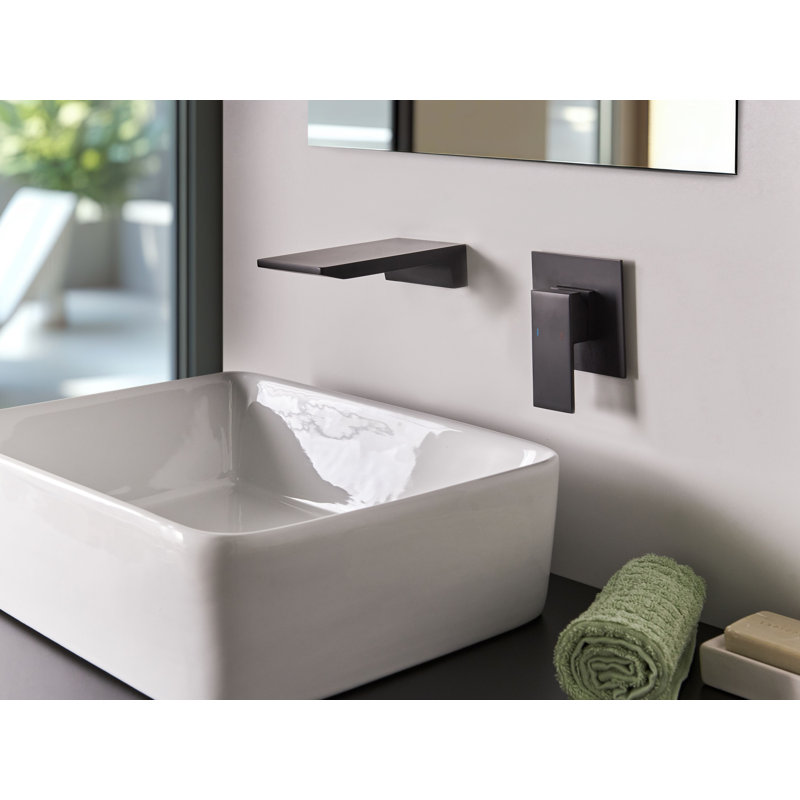 Wall Mounted Basin Mixer Tap KARUAY, Black