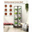 169 cm H x 30 cm W Corner Bookcase