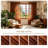 Boho Macrame Curtains 96" Terracotta 2 Panels