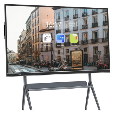 Tableau blanc numérique à écran tactile JYXCN Smart Board 86 ", 2160p pour les présentations et la formation (avec fixation murale incluse)