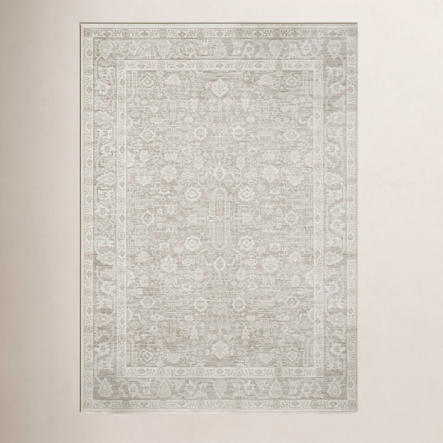 Amber Lewis x Loloi Zuma Sand / Stone Area Rug, Rectangle 7'10" x 10'