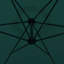 Parasol de jardin extérieur vert en porte-à-faux en polyester 9,8 pi-1161246763