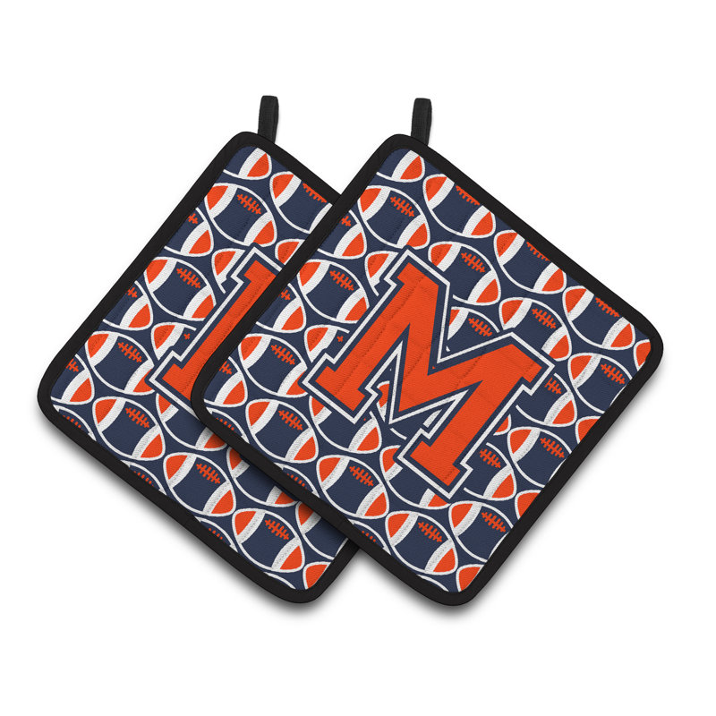 Poignée de football, M, Orange / Bleu et / Blanc