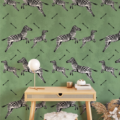 Flying Zebra Wallpaper