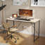 Cartee Computer Desk 80cm Writing Desk Brown Office Desk-1887223998-1887224000
