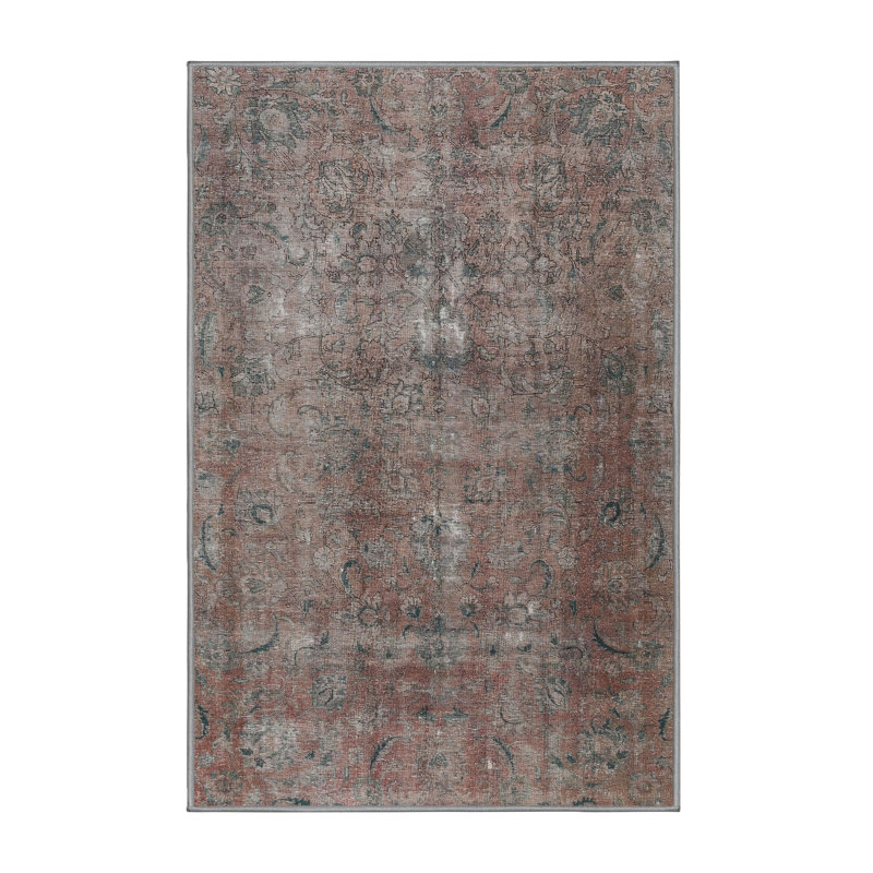 Tapis traditionnel brun Anzell, Rectangle 5 pi x 7 pi