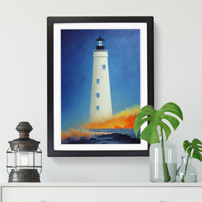 Lighthouse Painted Vol.4 - Picture Frame Print