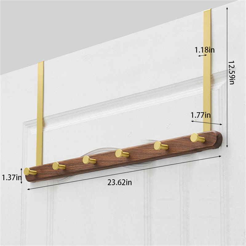 Crochet pour porte Ecowood, H 12,59 po x l 23,62 po x P 1,96 po