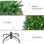 HOMCOM 5FT Prelit Artificial Christmas Tree w/ Warm White Light Xmas Decoration