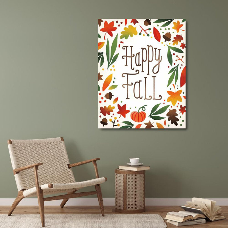 Art sur toile tendu par August Grove® Mullan, Michael Gallery: Harvest Time Happy Fall