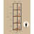 5-Tier Corner Bookcase with LED Lights-1296268512