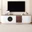 Console de télévision, meuble télé minimaliste moderne, centre de divertissement avec 3 tiroirs et 1 tablette-1290485979