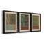 Desert Stones I - Ensemble de 3 peintures sur toile encadrées-596880722-596880735