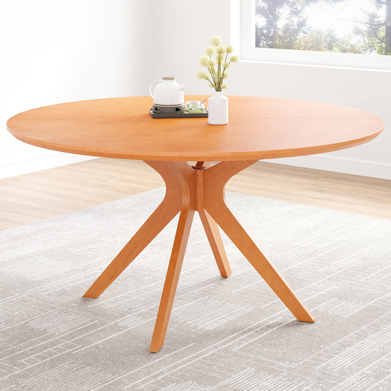Table ronde en bois 47,2 po Crossroads, Miel