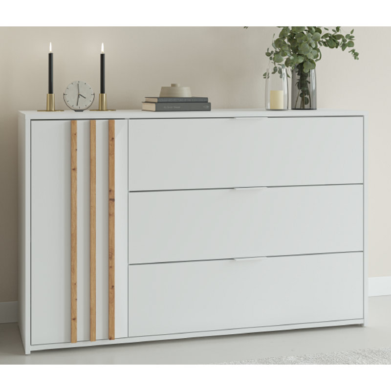 125cm W 3 - Drawer Chest of Drawers