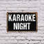 Karaoke Night Street (paquet de 2) en plastique 8 po x 12 po
