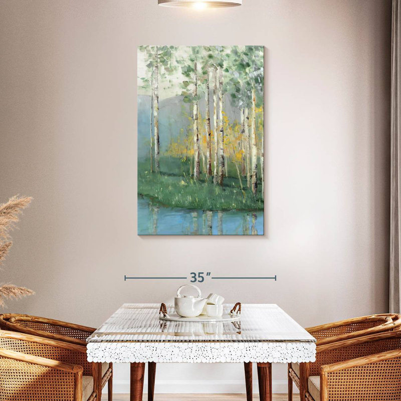 Harnek Birch Reflections II, 45" H x 30" W