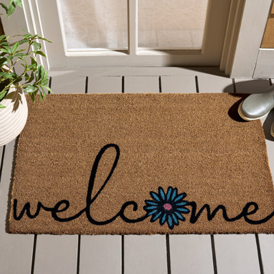 Paillasson intérieur / extérieur Welcome Daisy