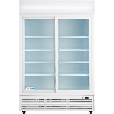 52.3" Sliding Glass Door Merchandiser Refrigerator W/ 2 Doors, 42 Cu Ft, 115V