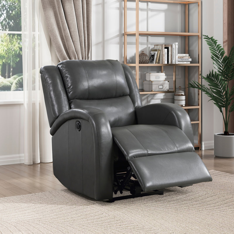Fauteuil inclinable électrique 1pc Modern Living Furniture, Gris