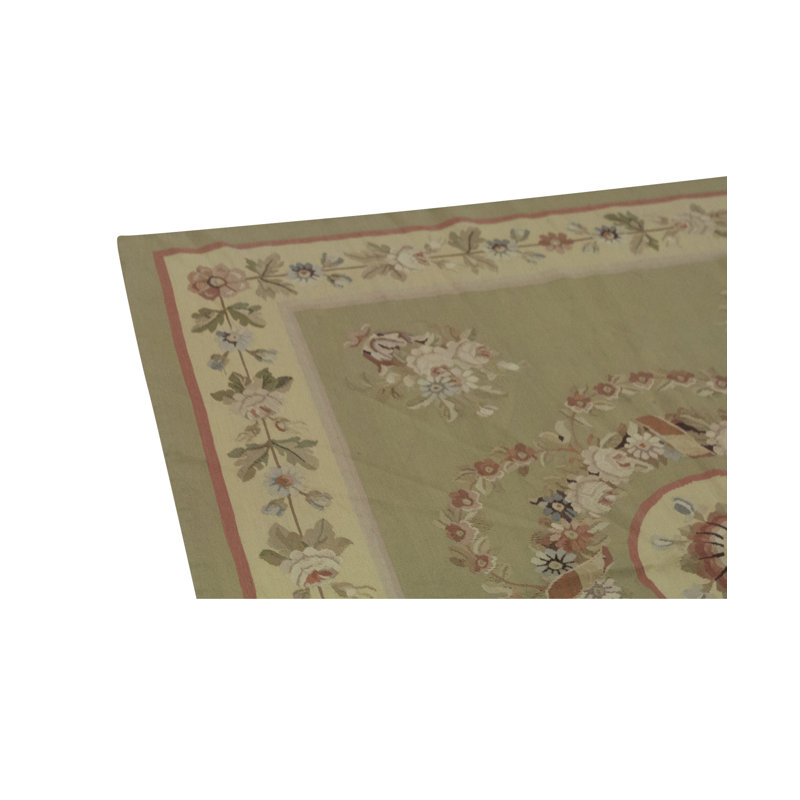 Hand Knotted Wool Area Rug