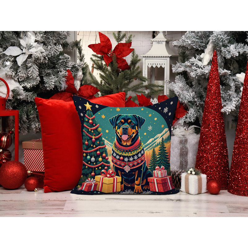 Coussin décoratif intérieur / extérieur Enchanted Christmas, 18 po x 18 po