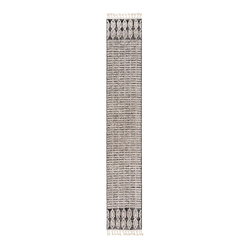 Enciso Geometric Asheville Area Rug, Runner 2' x 6'