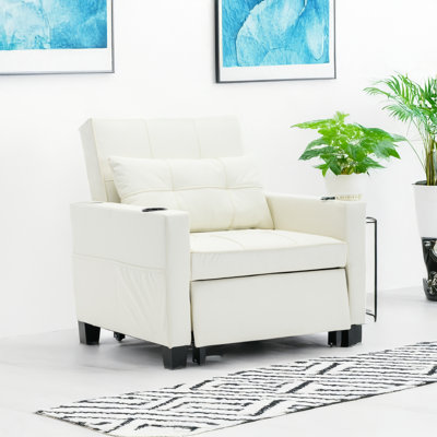 Fauteuil convertible convertible avec ports USB