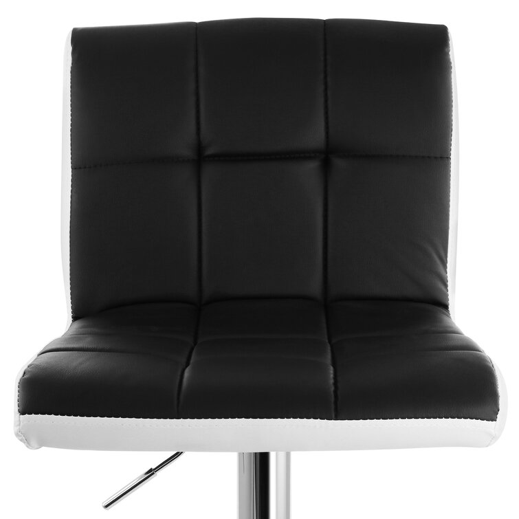 https://assets.wfcdn.com/im/38356275/resize-h755-w755%5Ecompr-r85/1856/185693826/Orren+Ellis+2+Piece+Faux+Leather+Tufted+Bar+Stool+In+Black+And+White+With+Chrome+Base.jpg