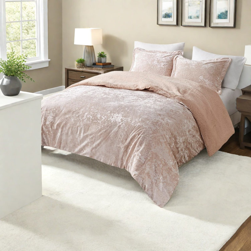 Ensembles de literie en sherpa douillet, velours simple en polyester TG, maison moderne