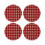 Sous-verres ronds en cuir Vegan-119015336