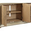 Armoire console en chêne naturel Dodie