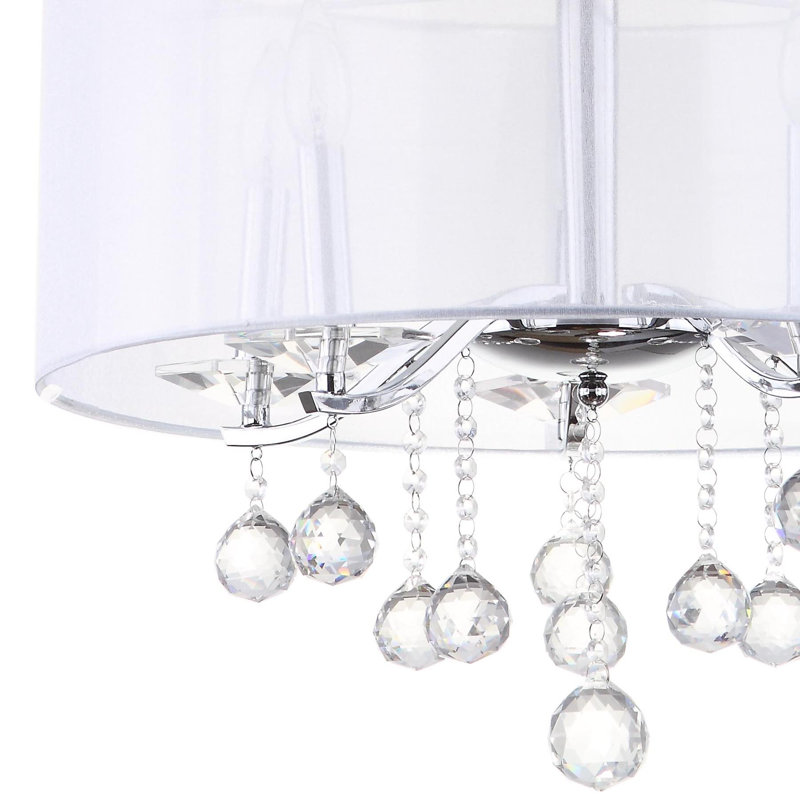 Jody 5 - Light Dimmable Drum Chandelier
