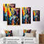 New York Views at Sunset III - reproduction sur toile-86829242-86829238