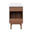 Meuble-lavabo autoportant de 18 po en chêne brun avec plateau noir Class-688874225-733705145