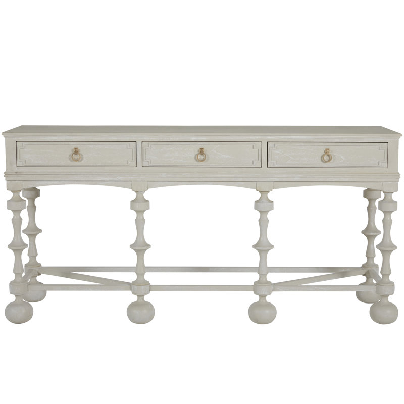 Arrington Console Table - White, Cerused White