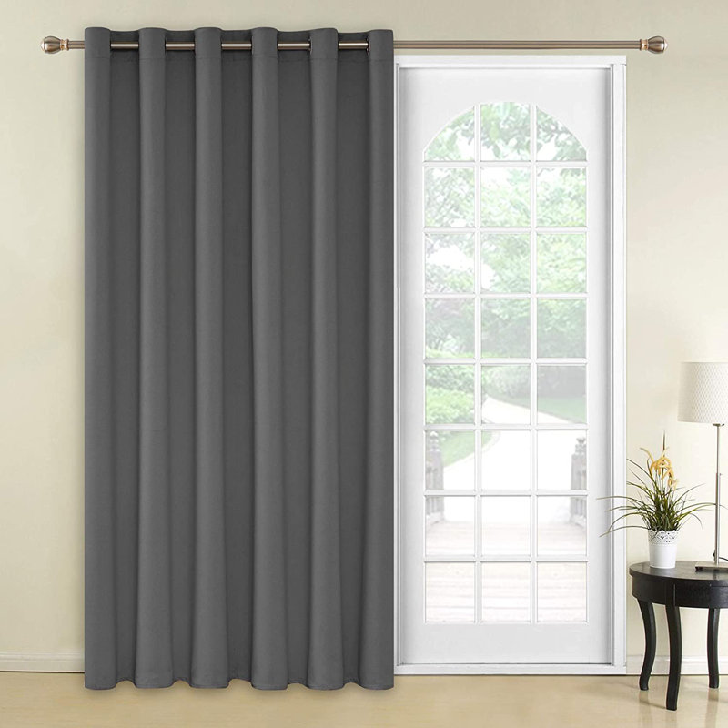 Penkridge Room Darkening Curtain Single Panel, 100" W x 108" L, Royal Blue