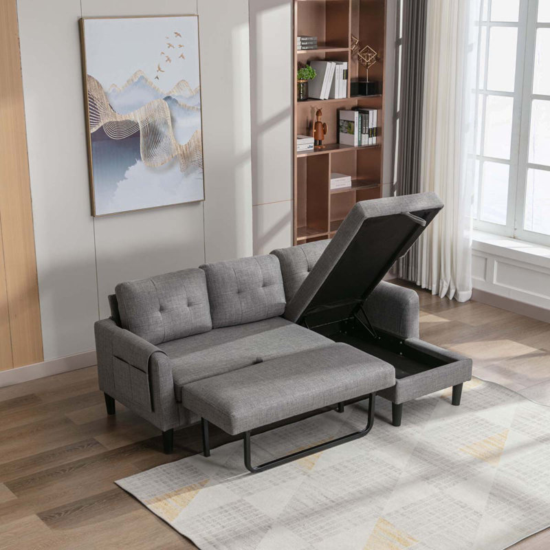 Canapé-lit modulaire faisant face à la droite de 72,5 po Darea