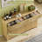 Stylish Water Ripple Sideboard Buffet – Small Space Storage, Soft-Close Hinges & Adjustable Shelves For Entryway Organizer, Kitchen Storage, Tv Stand,Affordable Luxury Furniture-582109704