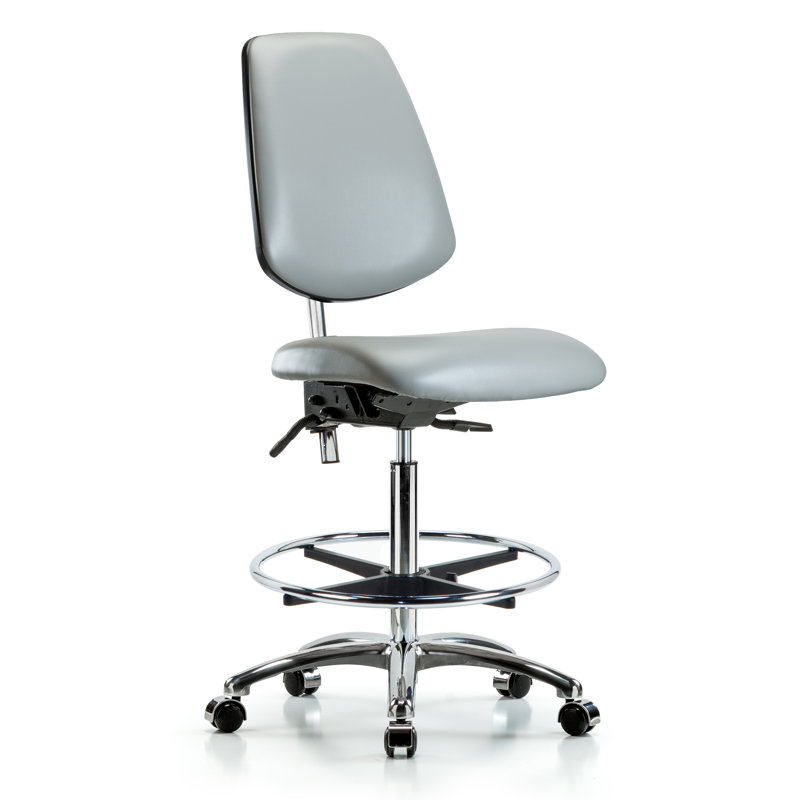 Chaise de dessinateur Shakira, Roulettes, Colombe, Inclus