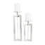 Ensemble de porte-bougie en aluminium-60227370-60227369