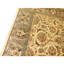 High-Quality Hand-Knotted Cream And Green Area Rug