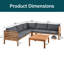 Ensemble de conversation 5 personnes avec ensemble de conversation et coussins-611418845