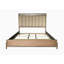 Upholstered And Strap Panel Bed