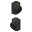 Georgian Privacy Knob with Camelot Trim-22334268