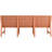 Apricot Brown 1 - Piece 3 Seater , Outdoor Furniture Of Polypropylene, Waterproof, , Slim Profile For Small Balconies Polypropylene Indoor/outdoor In Brown, , , Quick 10 Minute Setup Backyard