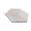 Carrelage hexagonal en pierre naturelle texturée 3D Hexagon pour mur, 1 boîte de 12 pièces