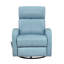 Fauteuil inclinable pivotant en cuir