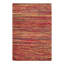 Striped Area Rug in Red